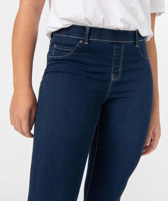 Jegging femme avec coutures contrastantes vue2 - GEMO 4G FEMME - GEMO
