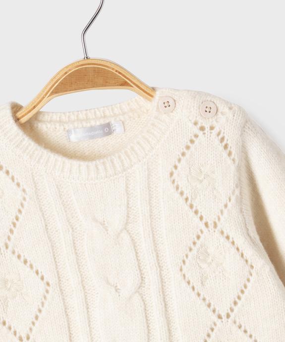 Robe effet 2 en 1 bébé fille - LuluCastagnette vue2 - LULUCASTAGNETTE - GEMO