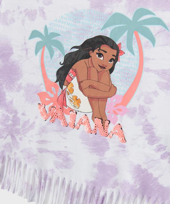 Tee-shirt manches courtes à franges motif Vaiana fille - Disney vue2 - VAIANA - GEMO