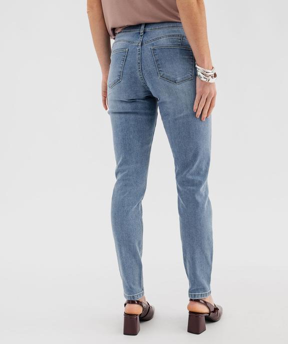 Jean skinny push-up taille normale femme vue3 - GEMO(FEMME PAP) - GEMO