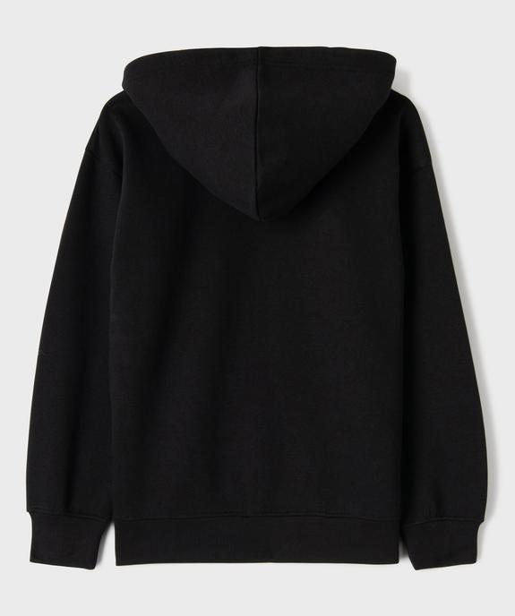 Sweat à capuche imprimé Kuromi fille vue3 - KUROMI - GEMO