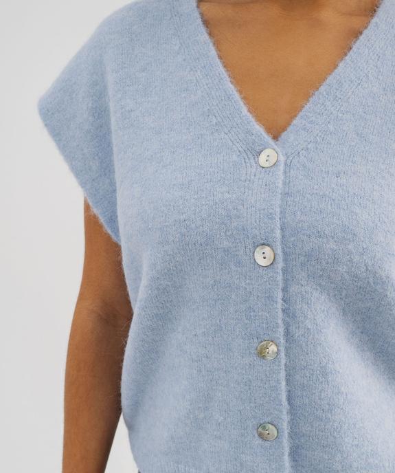 Gilet sans manches coupe oversize femme vue2 - GEMO(FEMME PAP) - GEMO