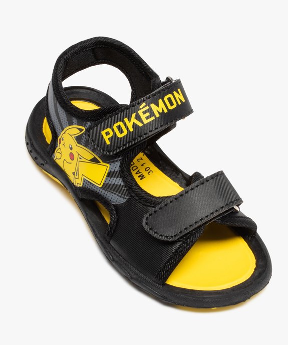 Sandales garçon à double scratch Pikachu - Pokémon vue5 - POKEMON - GEMO