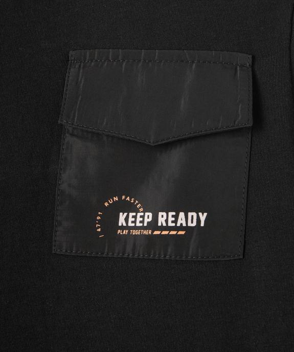 T-shirt manches longues poche 2-en-1 garçon vue2 - GEMO (ENFANT) - GEMO