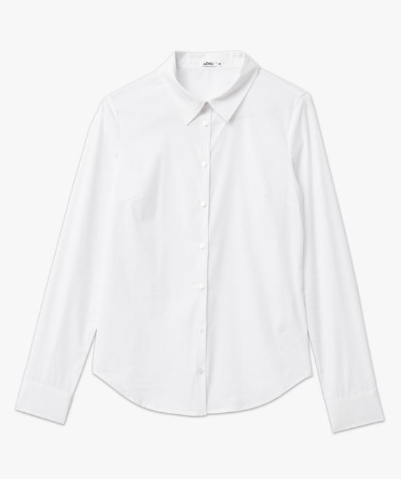 Chemise femme cintrée à manches longues vue4 - GEMO(FEMME PAP) - GEMO