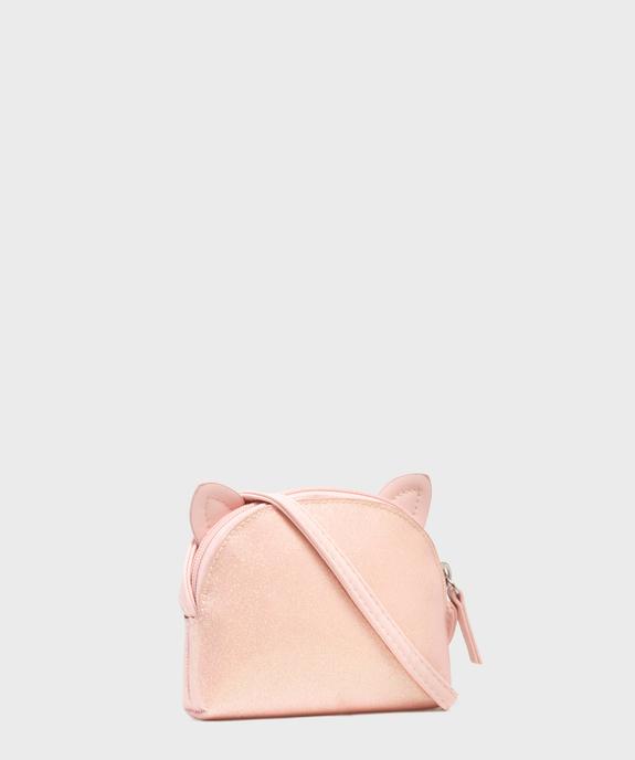 Sac pailleté à motif chat avec bandoulière fine fille vue2 - GEMO (ACCESS) - GEMO
