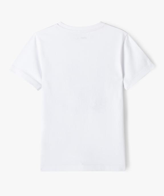 Tee-shirt imprimé 100% coton garçon vue3 - GEMO (ENFANT) - GEMO
