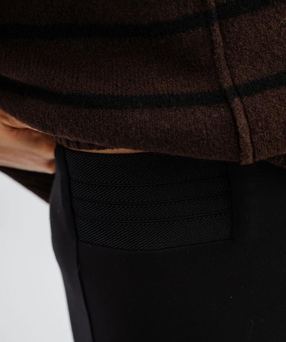 Legging en maille épaisse extensible à taille fantaisie femme - GEMO(FEMME PAP) Legging en maille épaisse extensible à taille fantaisie femme vue3 - GEMO(FEMME PAP) - GEMO