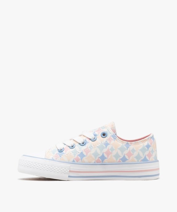 Baskets basses en toile à motifs fille - Stitch vue4 - LILO & STITCH - GEMO