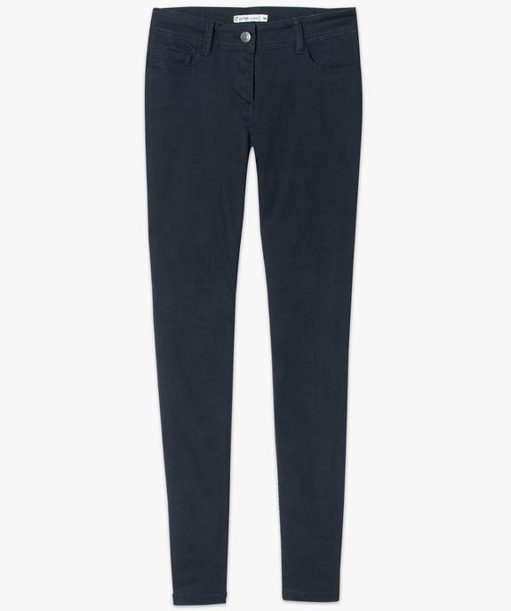 Pantalon skinny 5 poches uni vue4 - FOLLOW ME - GEMO