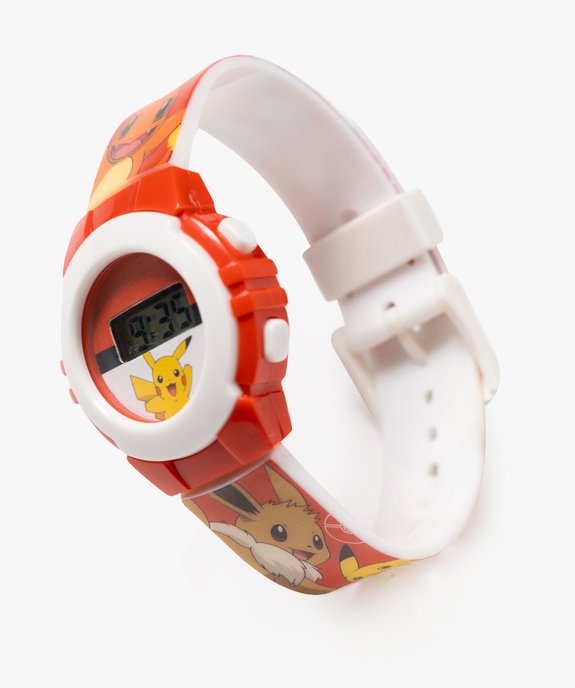 Montre digitale enfant avec bracelet souple - Pokemon vue3 - POKEMON - GEMO