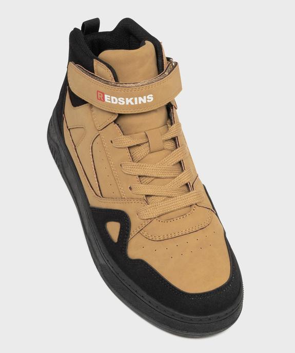 Baskets montantes à lacets et scratch garçon - Redskins vue5 - REDSKINS - GEMO