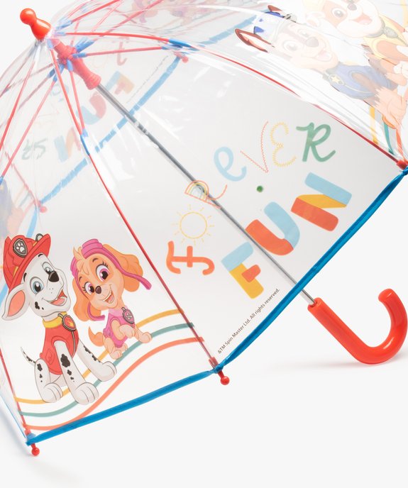 Parapluie enfant à motifs - Pat Patrouille vue3 - PAT PATROUILLE - GEMO