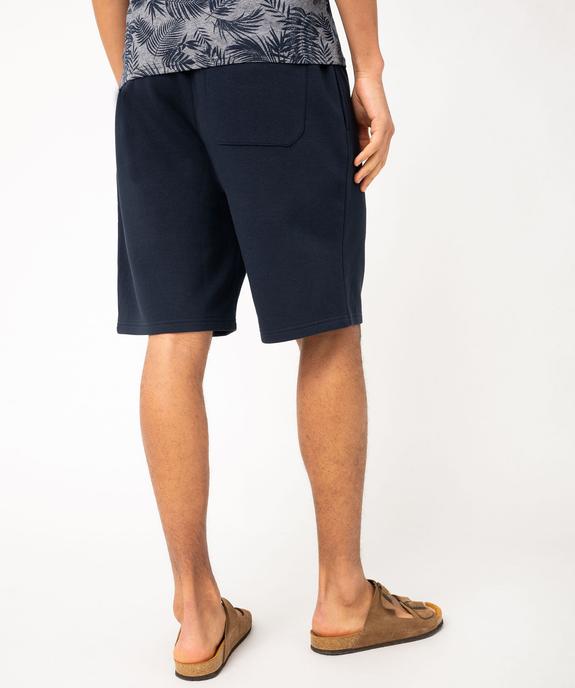 Bermuda en maille avec ceinture ajustable homme vue3 - GEMO (HOMME) - GEMO