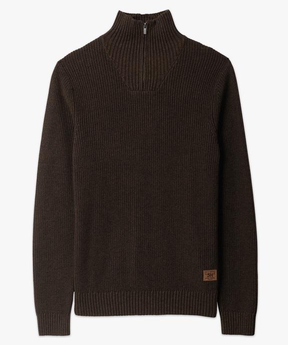 Pull homme à col camionneur vue4 - GEMO (HOMME) - GEMO