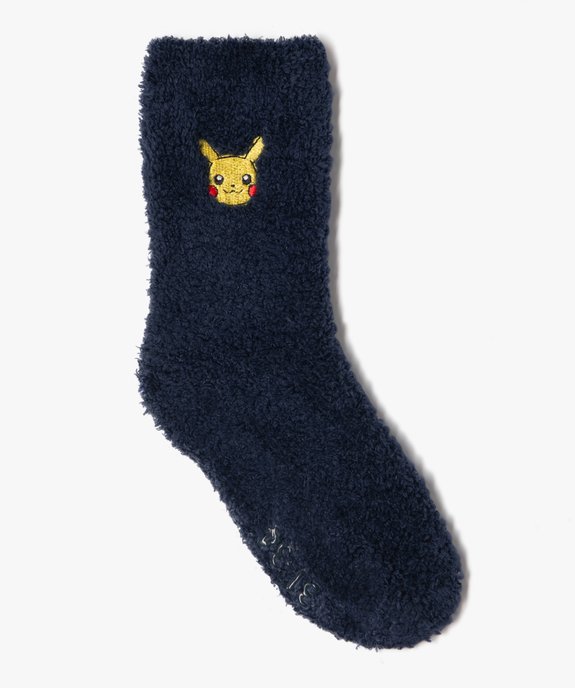Chaussettes d’intérieur avec motif Pikachu garçon - Pokemon vue1 - POKEMON - GEMO