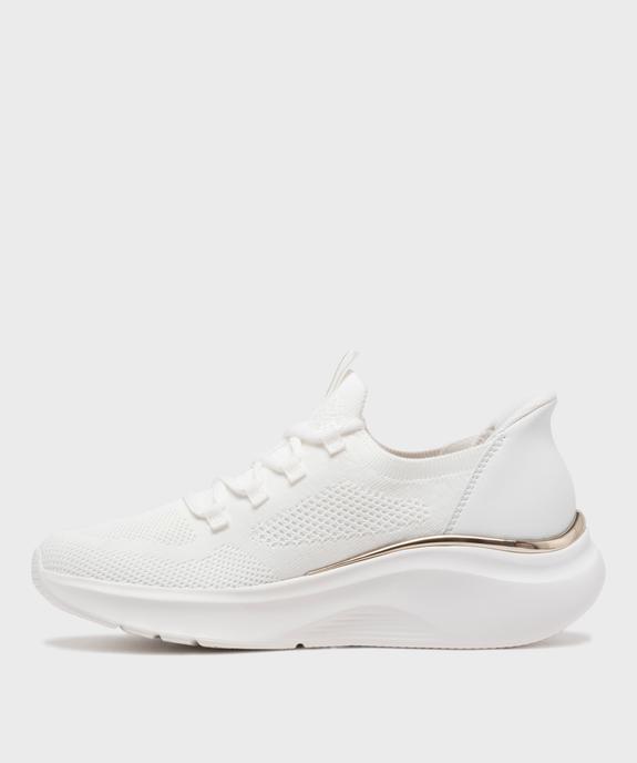 Baskets running Bobs en mesh faciles à enfiler femme - Skechers vue3 - SKECHERS - GEMO