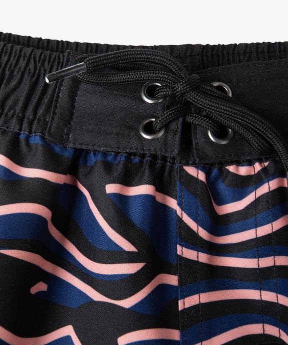 Short de bain garçon à motif vagues vue2 - GEMO 4G GARCON - GEMO
