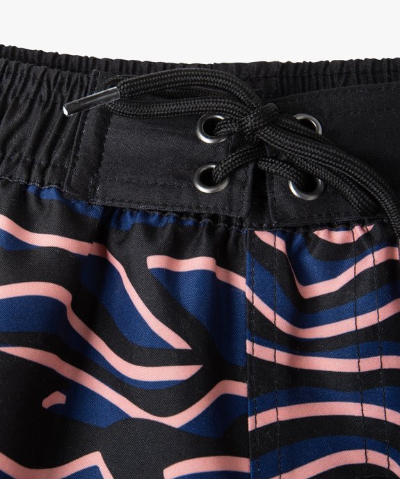 Short de bain garçon à motif vagues vue2 - GEMO 4G GARCON - GEMO