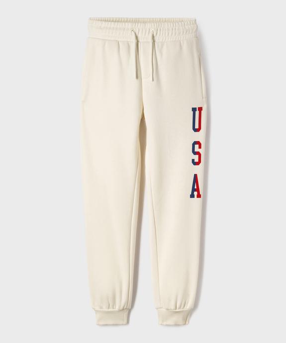 Pantalon de jogging en molleton épais à taille élastiquée garçon - Camps United vue1 - CAMPS - GEMO