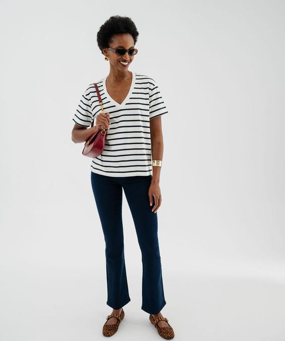 Jean coupe Bootcut taille normale femme vue16 - GEMO 4G FEMME - GEMO