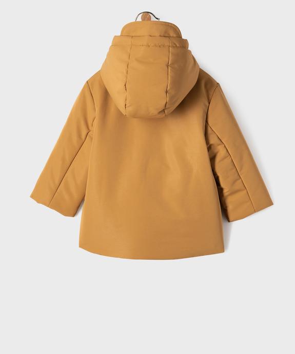 Parka à capuche doublée fourrure imitation bébé garçon vue5 - GEMO(BEBE DEBT) - GEMO