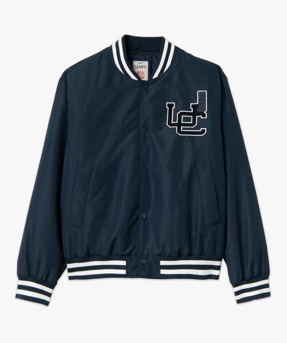 Blouson bomber esprit collège américain homme - Camps United vue7 - CAMPS GEMO FOR GOOD - GEMO