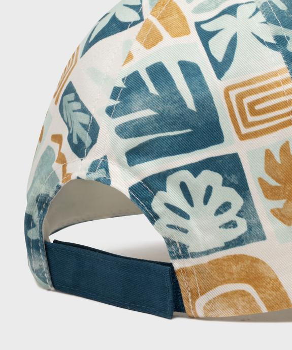 Casquette à motifs avec visière unie garçon vue2 - GEMO 4G GARCON - GEMO