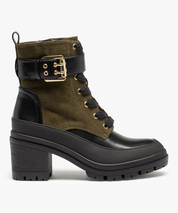 Bottines femme à talon style rock et glamour vue1 - GEMO(URBAIN) - GEMO