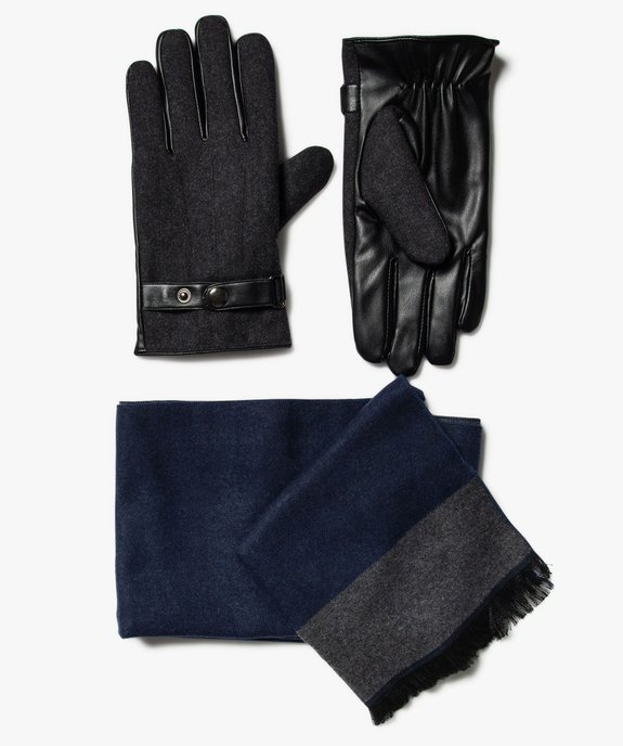 Coffret cadeau avec gants et écharpe homme vue2 - GEMO (ACCESS) - GEMO