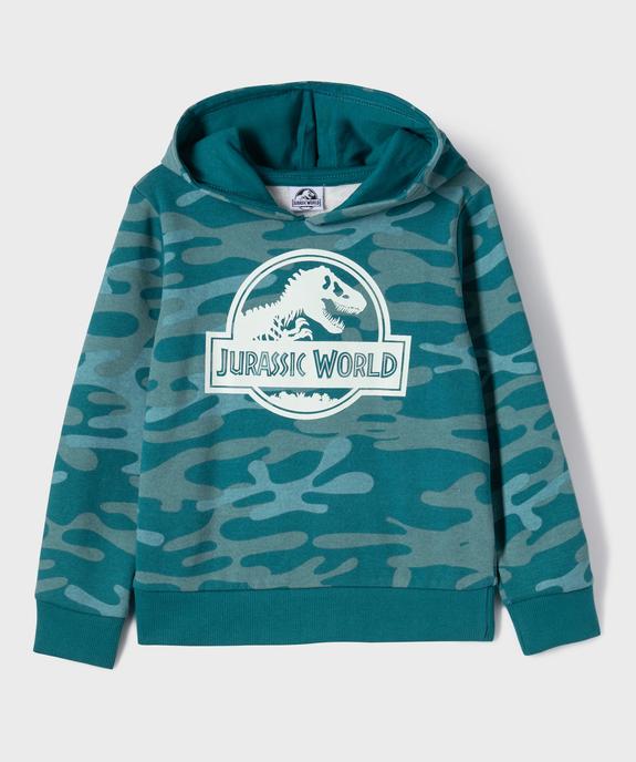 Sweat à capuche avec motif poitrine garçon - Jurassic World vue1 - JURASSIC WORLD - GEMO