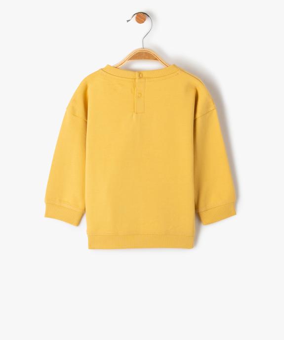 Sweat bébé avec petite broderie vue4 - GEMO(BEBE DEBT) - GEMO