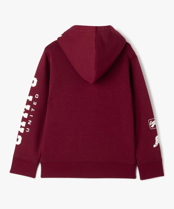Sweat à capuche en molleton imprimé garçon - Camps United vue3 - CAMPS UNITED - GEMO