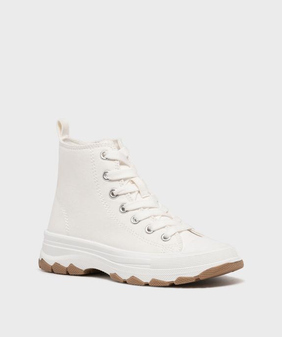 Baskets montantes en toile sur semelle épaisse fille - Lovely Wings vue2 - LOVELY WINGS - GEMO