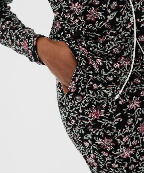 Pantalon de pyjama fluide femme vue2 - GEMO 4G FEMME - GEMO