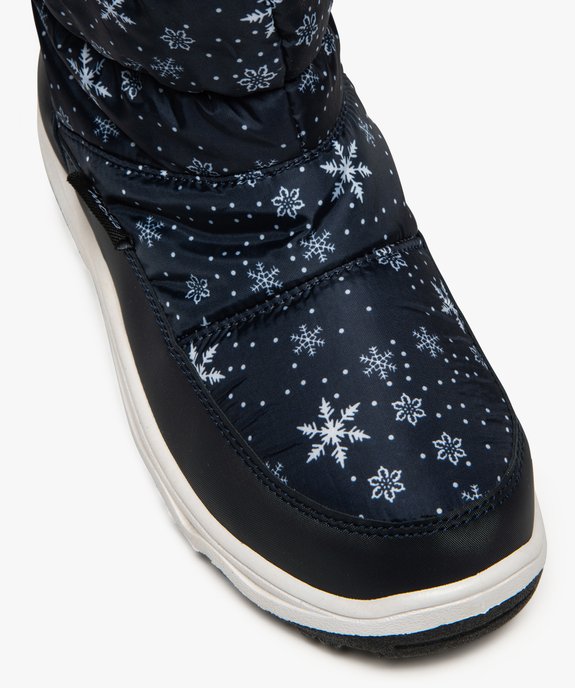 Après-ski femme avec motifs flocons de neige vue5 - GEMO (EQUIPT) - GEMO