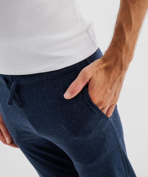 Pantalon de pyjama en jersey à taille élastique homme vue12 - GEMO(HOMWR HOM) - GEMO