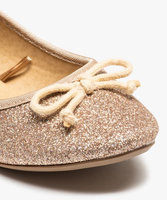 Ballerines fille pailletées avec nœud décoratif vue6 - GEMO (ENFANT) - GEMO