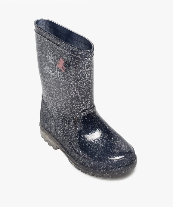 Bottes de pluie fille pailletées – LuluCastagnette vue5 - LULU CASTAGNETT - GEMO