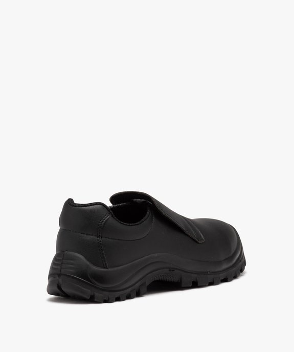 Chaussures de sécurité homme unies à enfiler avec col élastique vue4 - SANS MARQUE - GEMO