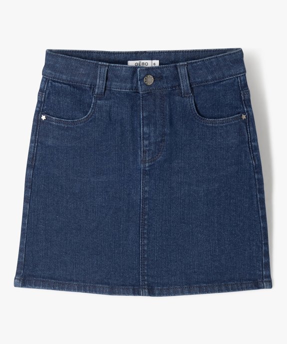 Jupe en jean fille legerement extensible