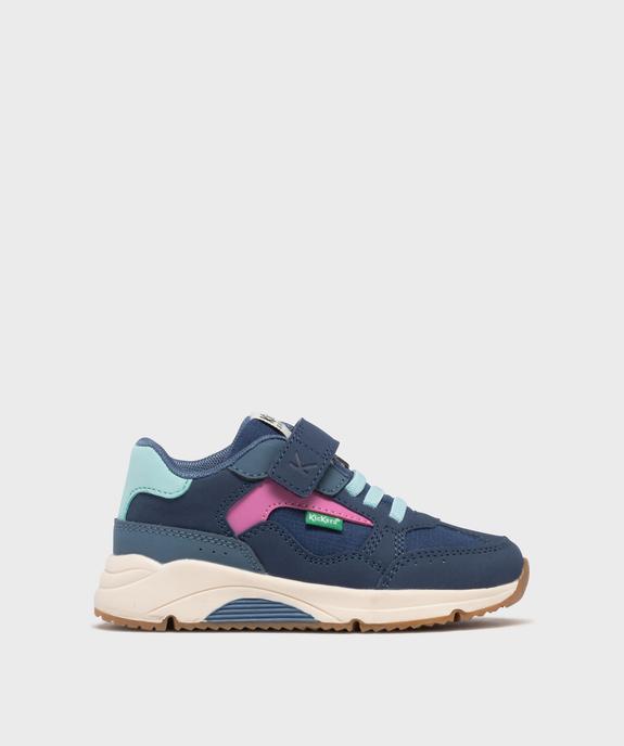 Baskets en toile à scratch fille - Kickers vue1 - KICKERS - GEMO