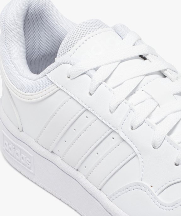 Baskets homme unies à lacets Hoops 3.0 - Adidas  vue6 - ADIDAS - GEMO