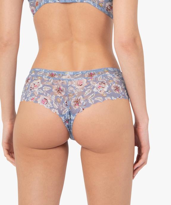 Shorty femme en dentelle avec petit anneau à la taille vue2 - GEMO(HOMWR FEM) - GEMO