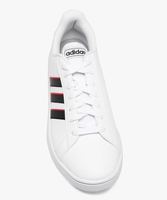 Baskets homme à bandes colorées – Adidas Grand Court Base vue5 - ADIDAS - GEMO