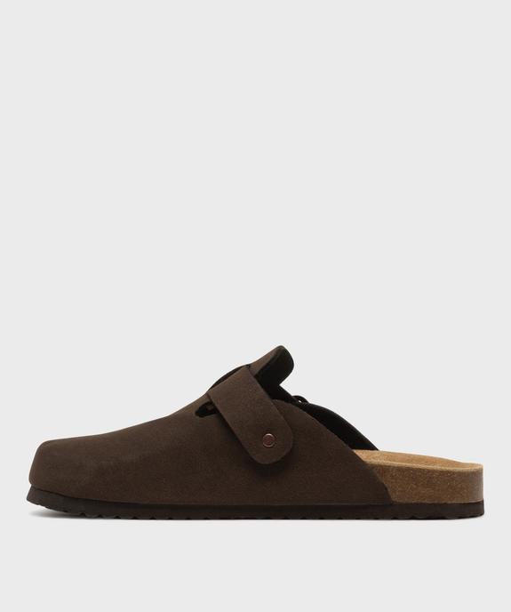 Sabots avec semelle intérieure cuir ergonomique homme vue3 - URBAN STEPS - GEMO