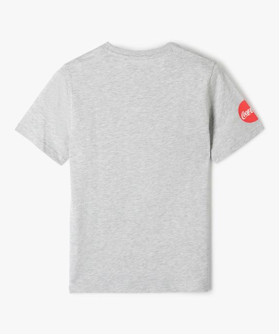 Tee-shirt garçon à manches courtes imprimé - Coca Cola vue3 - COCA COLA - GEMO