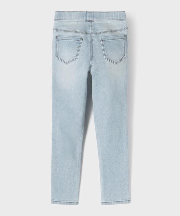 Jegging avec taille ajustable fille vue3 - GEMO (ENFANT) - GEMO