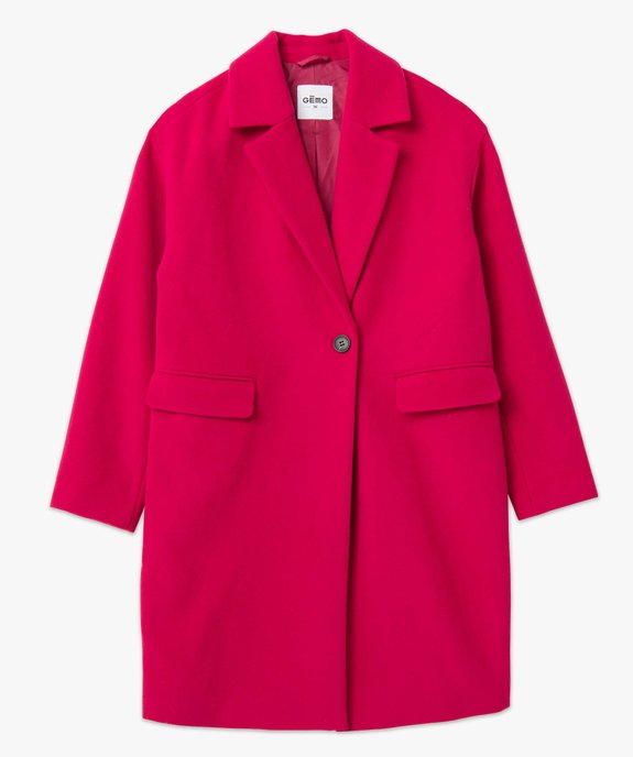 Manteau femme fermeture croisée fermeture boutons vue4 - GEMO(FEMME PAP) - GEMO