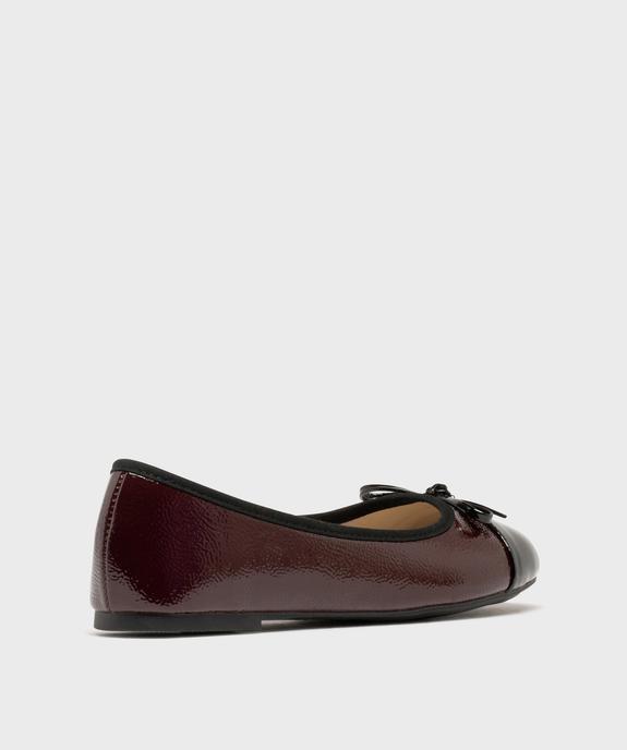 Ballerines vernies bicolores femme vue4 - VALENTINA BALDA - GEMO